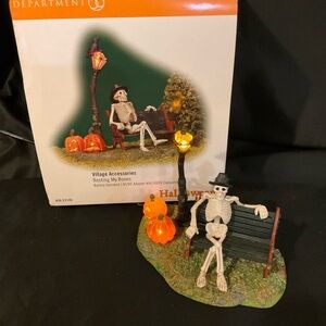 Department 56 Halloween Resting My Bones Accessory Figurine